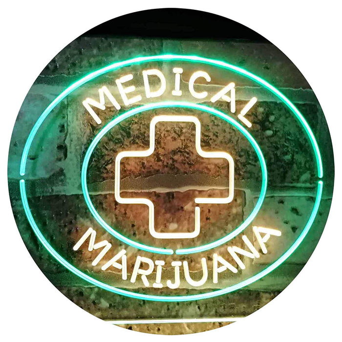 Medical Marijuana LED Light Sign - Way Up Gifts