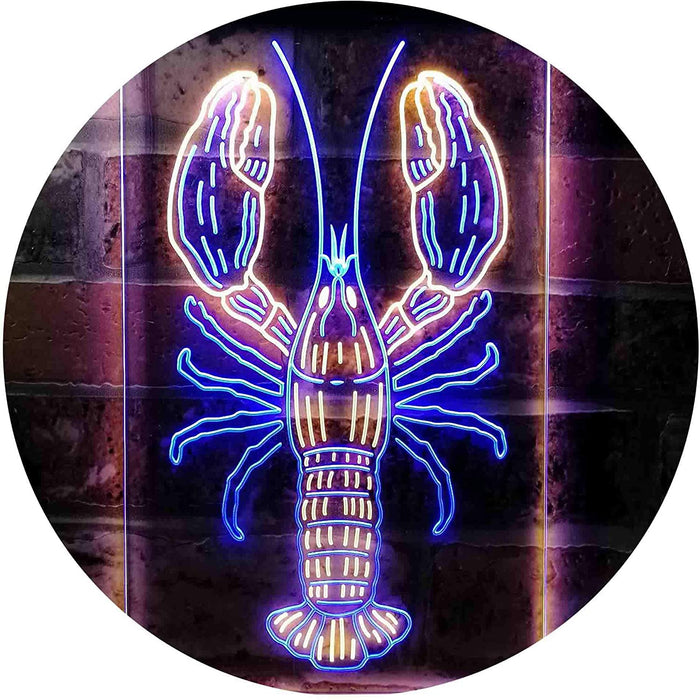 Lobster Seafood Restaurant LED Light Sign - Way Up Gifts