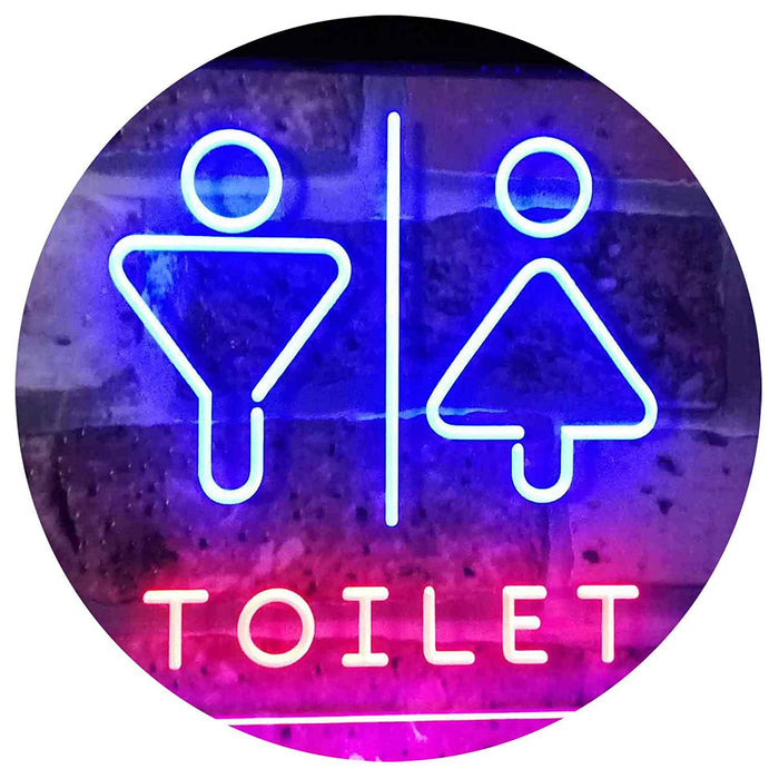 Male Female Restrooms Toilet LED Light Sign - Way Up Gifts