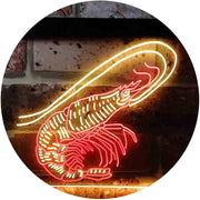 Shrimp Seafood Ocean Display LED Light Sign - LED Gift Works