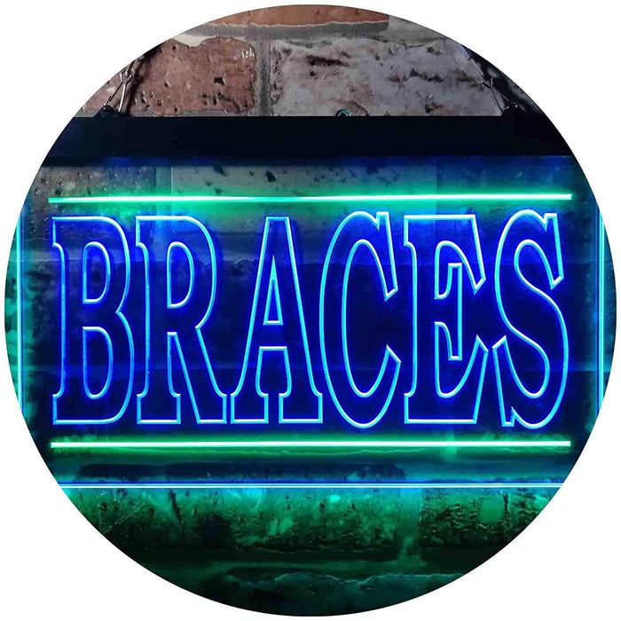 Orthodontist Braces LED Light Sign - Way Up Gifts