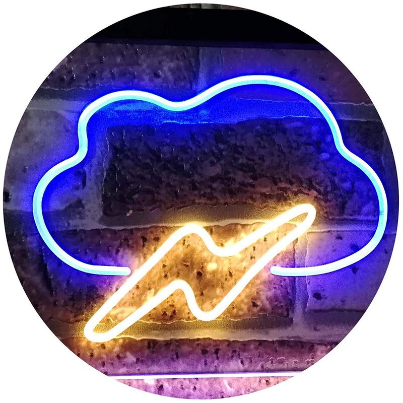 Cloud Lightning Kid's Room Decor LED Light Sign - LED Gift Works