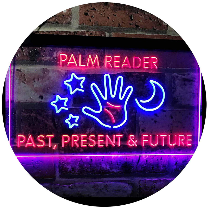 Psychic Fortune Teller Palm Reader LED Light Sign - LED Gift Works