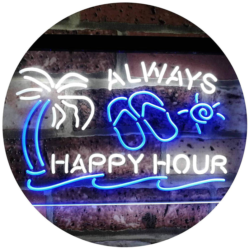 Always Happy Hour LED Light Sign - LED Gift Works