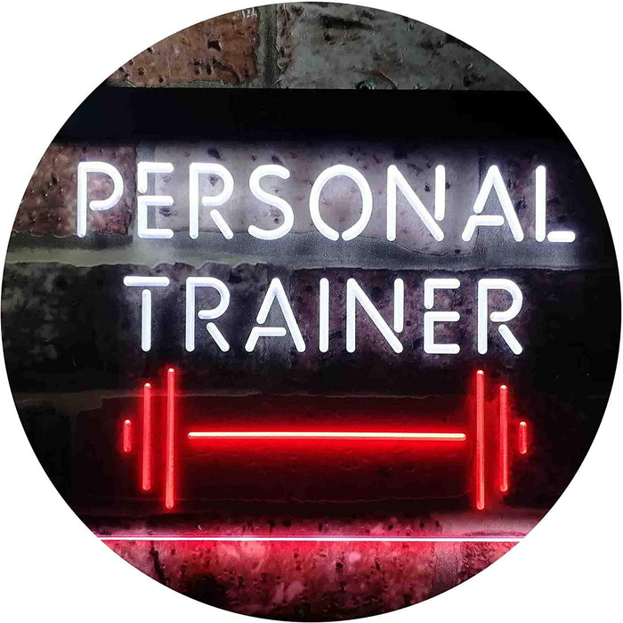 Personal Trainer Gym Fitness Center LED Light Sign - Way Up Gifts