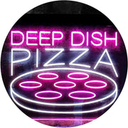 Deep Dish Pizza LED Light Sign - LED Gift Works