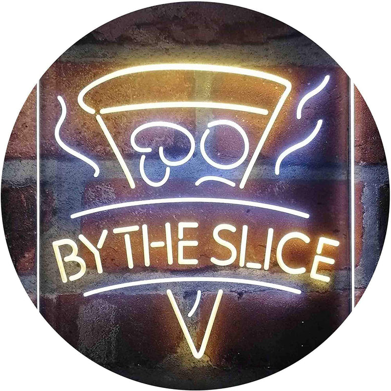 Pizza by The Slice LED Light Sign - LED Gift Works