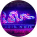 Join Or Die Flag Snake Military Army LED Light Sign - Way Up Gifts
