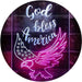 God Bless America Eagle LED Light Sign - Way Up Gifts