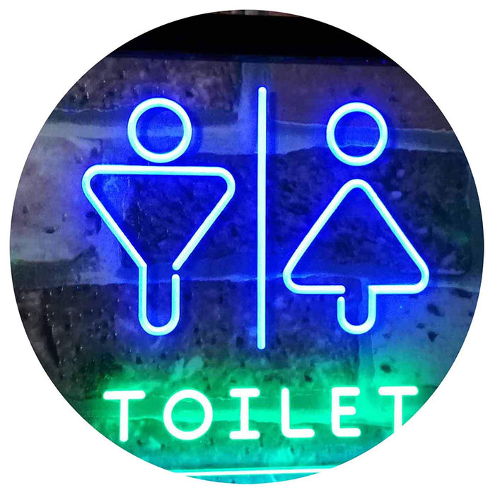 Male Female Restrooms Toilet LED Light Sign - Way Up Gifts