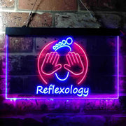 Foot Reflexology Massage LED Light Sign - LED Gift Works