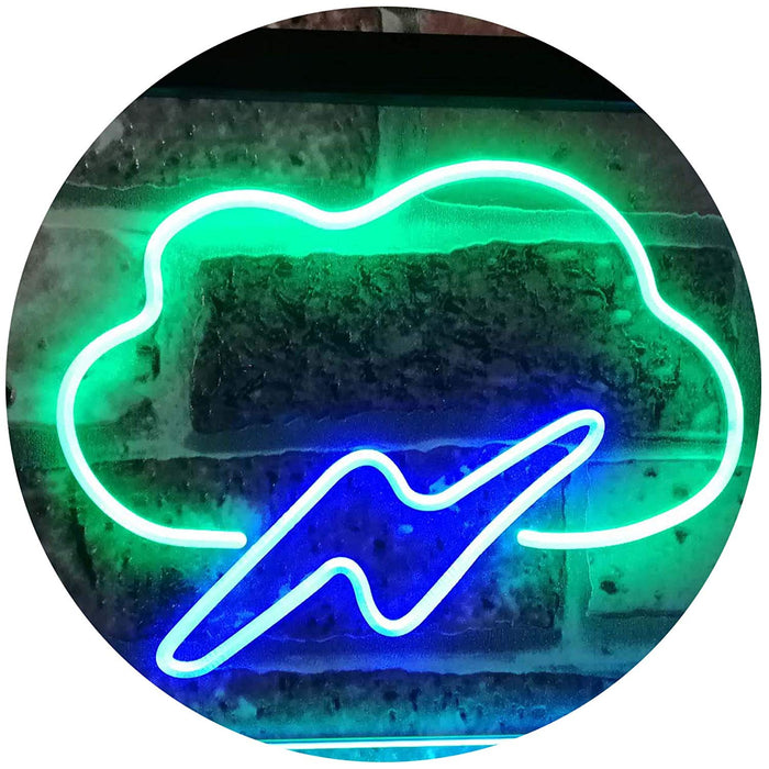 Cloud Lightning Kid's Room Decor LED Light Sign - Way Up Gifts