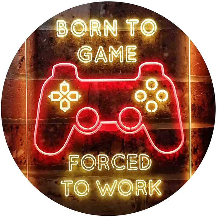 Born to Game Room LED Light Sign - Way Up Gifts