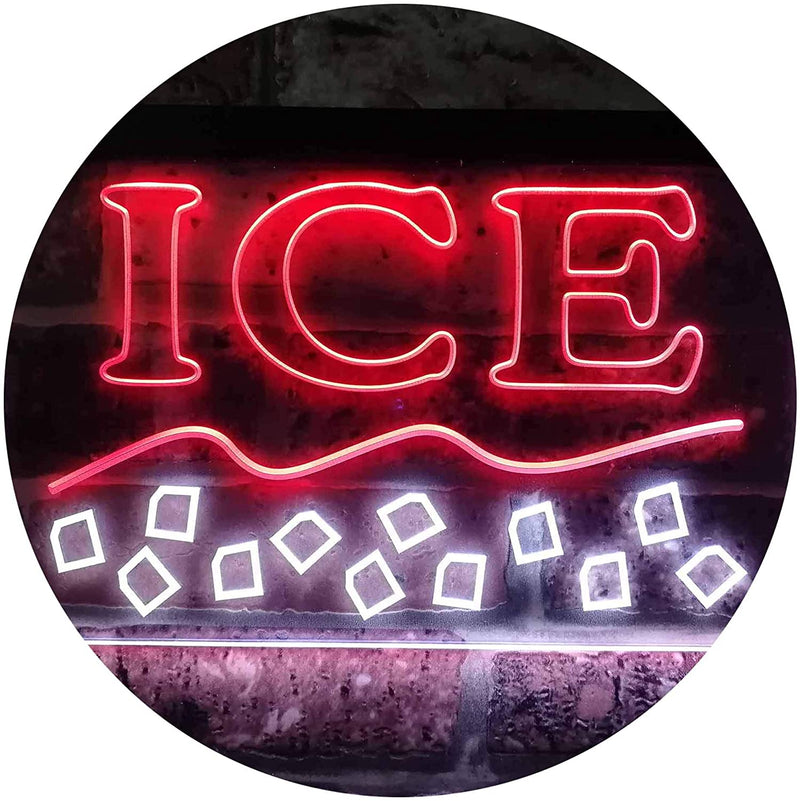 Ice Bags Supply Shop LED Light Sign - LED Gift Works