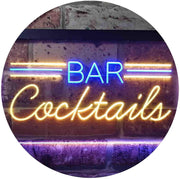 Bar Cocktails LED Light Sign - LED Gift Works