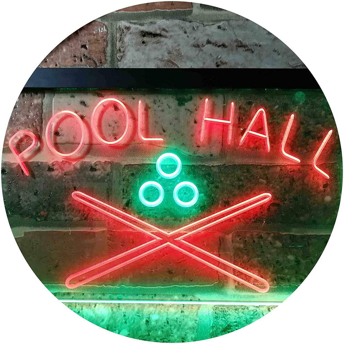 Billiards Pool Hall LED Light Sign - Way Up Gifts