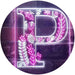 Family Name Letter P Monogram Initial LED Light Sign - Way Up Gifts