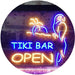 Parrot Tiki Bar Open LED Light Sign - Way Up Gifts