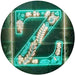 Family Name Letter Z Monogram Initial LED Light Sign - Way Up Gifts