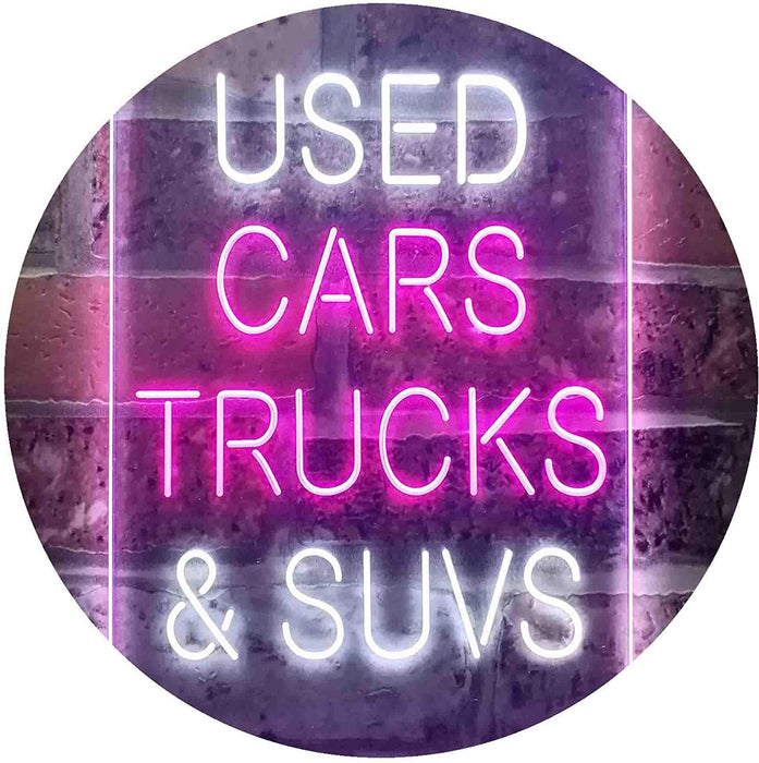 Used Cars Trucks SUVs LED Light Sign - Way Up Gifts