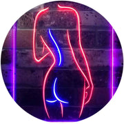 Lady Back Sexy Girls Man Cave LED Light Sign - LED Gift Works