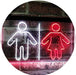 Men Women Bathroom Restroom LED Light Sign - Way Up Gifts