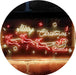 Merry Christmas Santa Claus Sleigh Reindeer LED Light Sign - Way Up Gifts