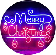 Merry Christmas Bulbs LED Light Sign - LED Gift Works