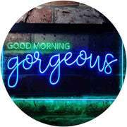 Girlfriend Gift Good Morning Gorgeous LED Light Sign - LED Gift Works