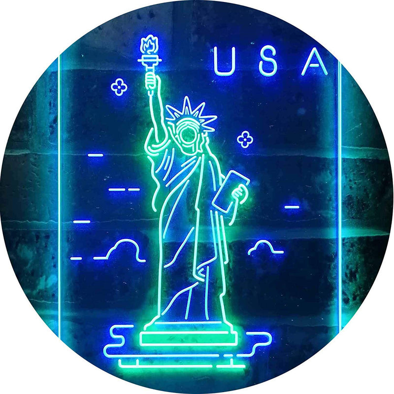 USA Statue of Liberty LED Light Sign - LED Gift Works