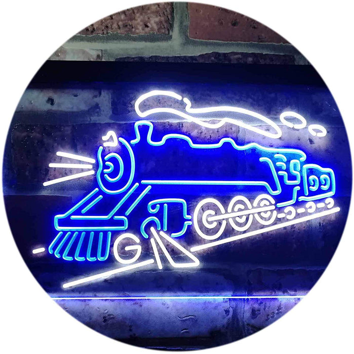 Kids Room Decor Train LED Light Sign - Way Up Gifts