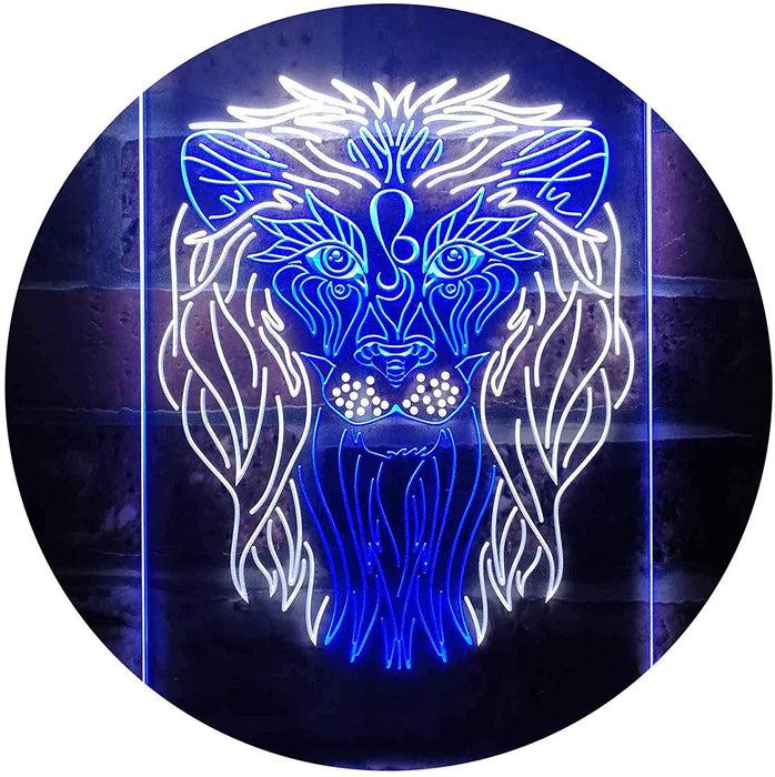 Lion Art Decor LED Light Sign - Way Up Gifts