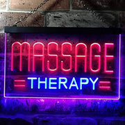 Massage Therapy LED Light Sign - LED Gift Works