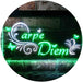 Carpe Diem Seize The Day Bedroom Quote LED Light Sign - Way Up Gifts