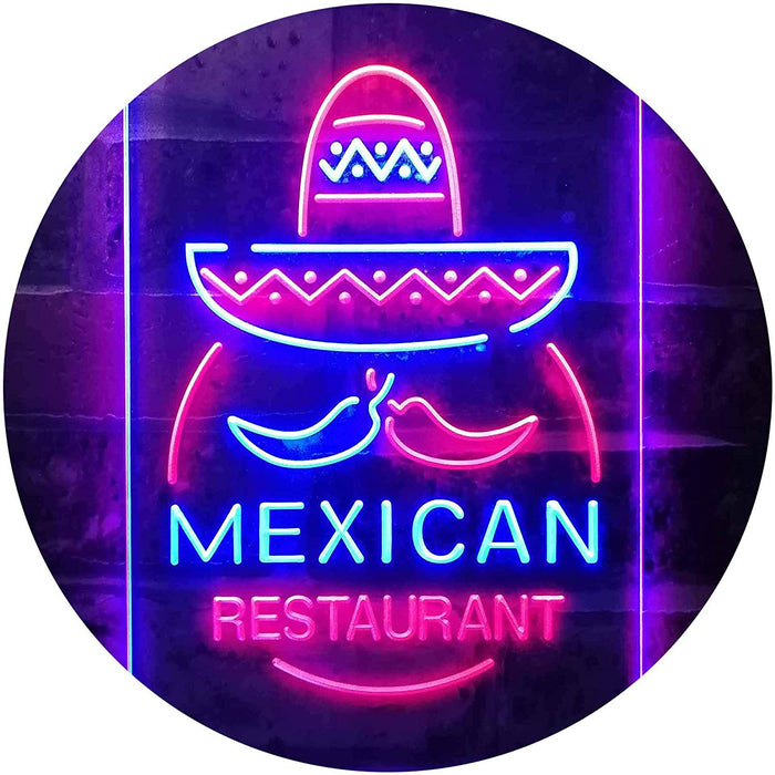 Mexican Restaurant LED Light Sign - Way Up Gifts