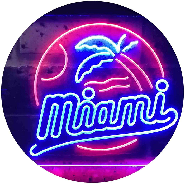 Miami Florida LED Light Sign - Way Up Gifts