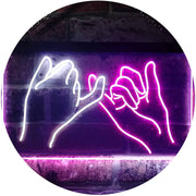 Pinky Swear Promise Cute Room Decor LED Light Sign - LED Gift Works