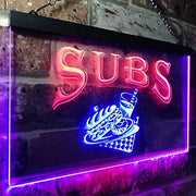 Sandwiches Hoagies Subs LED Light Sign - LED Gift Works