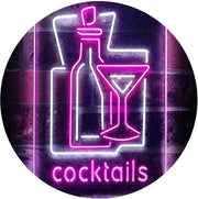 Cocktails Bar LED Light Sign - LED Gift Works