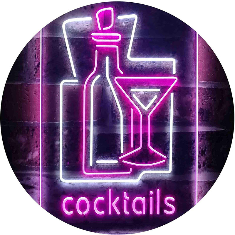 Cocktails Bar LED Light Sign - LED Gift Works