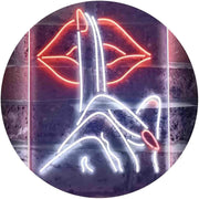 Finger Nail On Lip Beauty Salon LED Light Sign - LED Gift Works