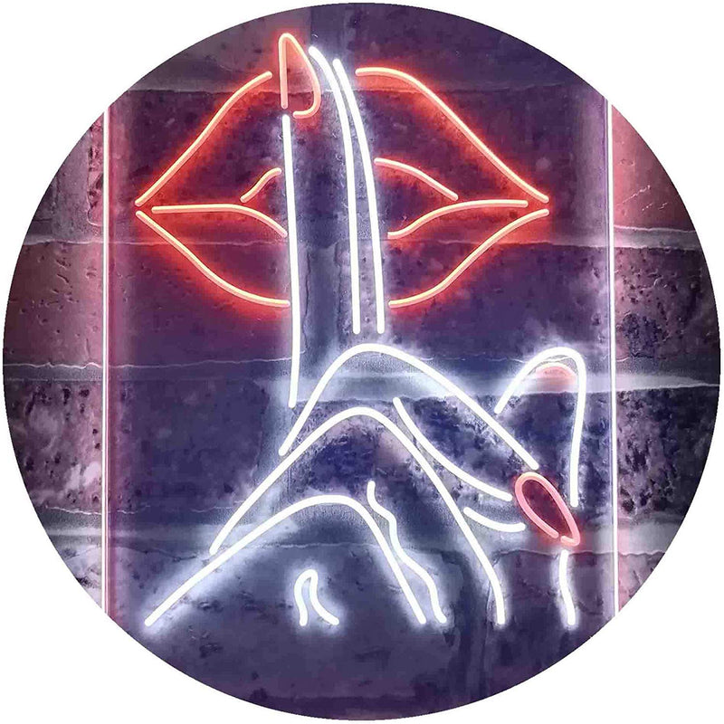 Finger Nail On Lip Beauty Salon LED Light Sign - LED Gift Works