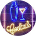 Cocktail Shaker Drinks Cocktails LED Light Sign - Way Up Gifts