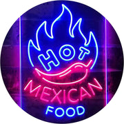 Hot Mexican Food LED Light Sign - LED Gift Works