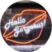 Lips Hello Gorgeous LED Light Sign - Way Up Gifts