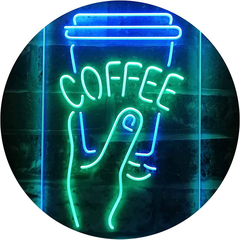 Coffee Cup To Go LED Light Sign - LED Gift Works