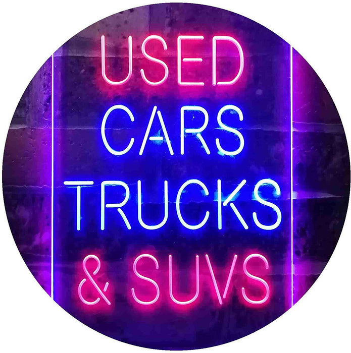 Used Cars Trucks SUVs LED Light Sign - Way Up Gifts