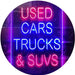 Used Cars Trucks SUVs LED Light Sign - Way Up Gifts