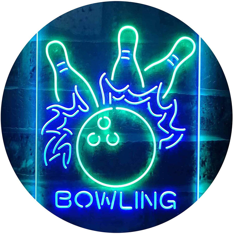 Bowling LED Light Sign - LED Gift Works