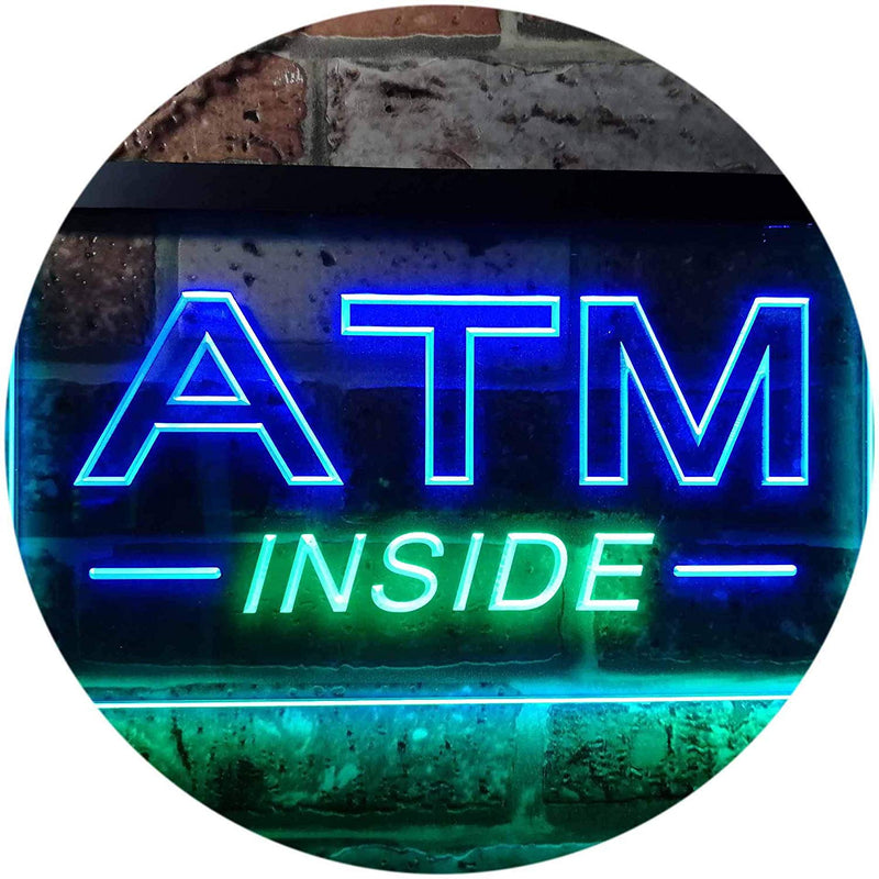 ATM Inside LED Light Sign - LED Gift Works